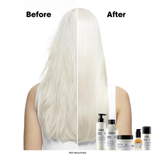 L'Oréal Professionnel close-up of creamy texture demonstrating quick fiber coverage