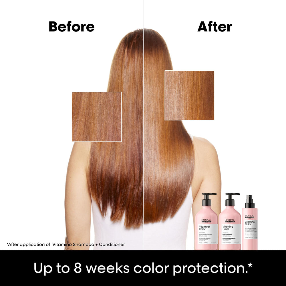 L'Oréal Professionnel Paris shampoo texture lather demonstrating gentle cleansing and shine benefit