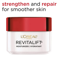 L'Oreal Paris Revitalift being applied to neck to firm and hydrate