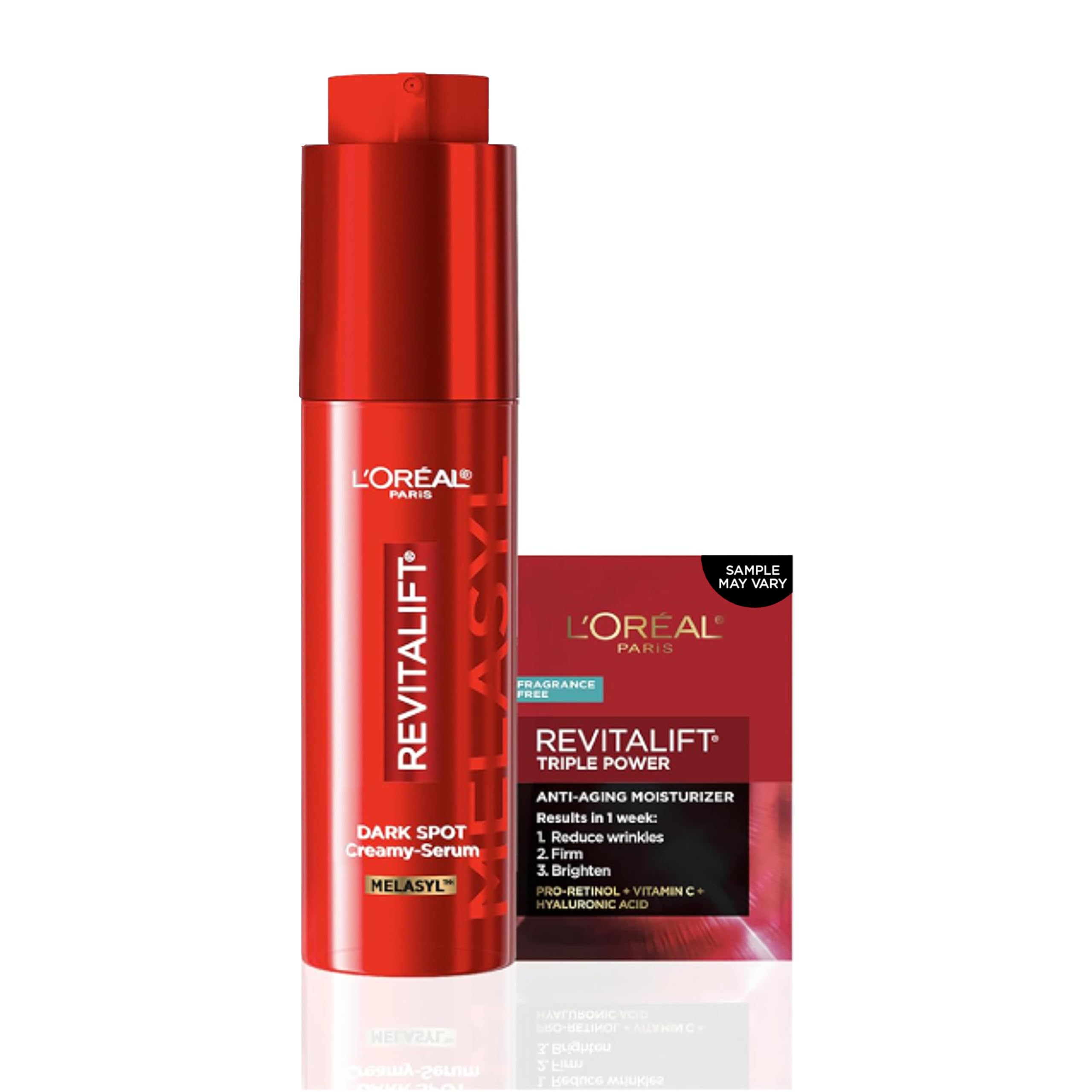 L'Oreal Paris front bottle showing product and clear labeling for easy identification