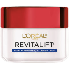 L'Oreal Paris jar front label showing product name and size, clear benefit visible