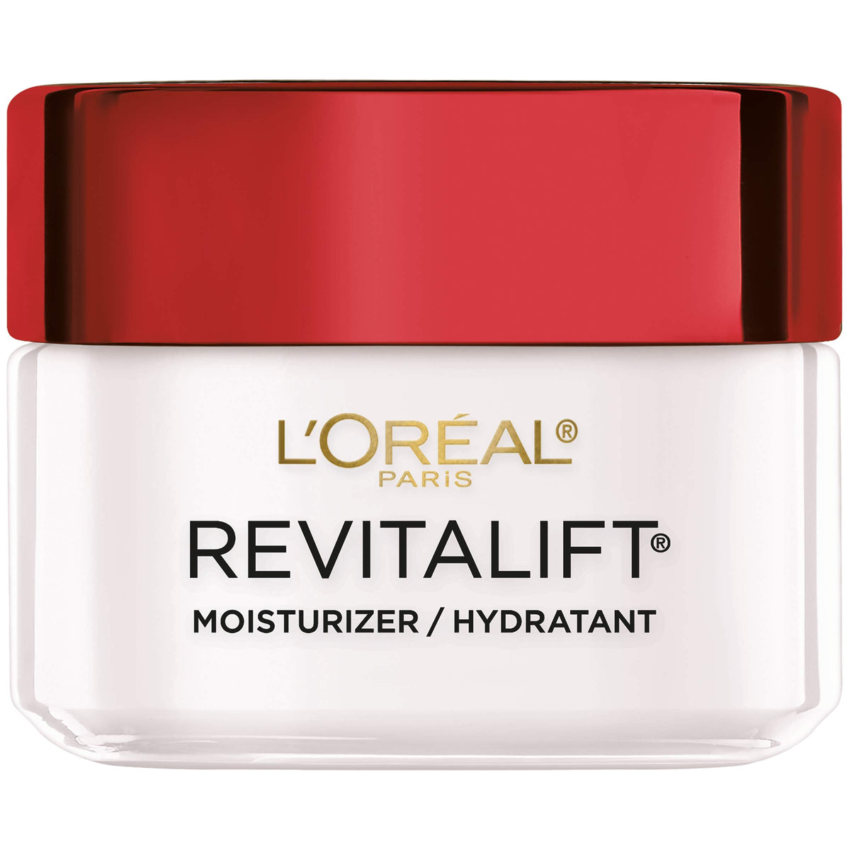 L'Oreal Paris Revitalift front packaging showing product and benefit