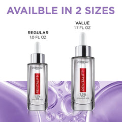 L'Oreal Paris on bathroom vanity suggesting daily skincare routine benefit