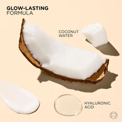 L'Oreal face application showing even blending and natural glow