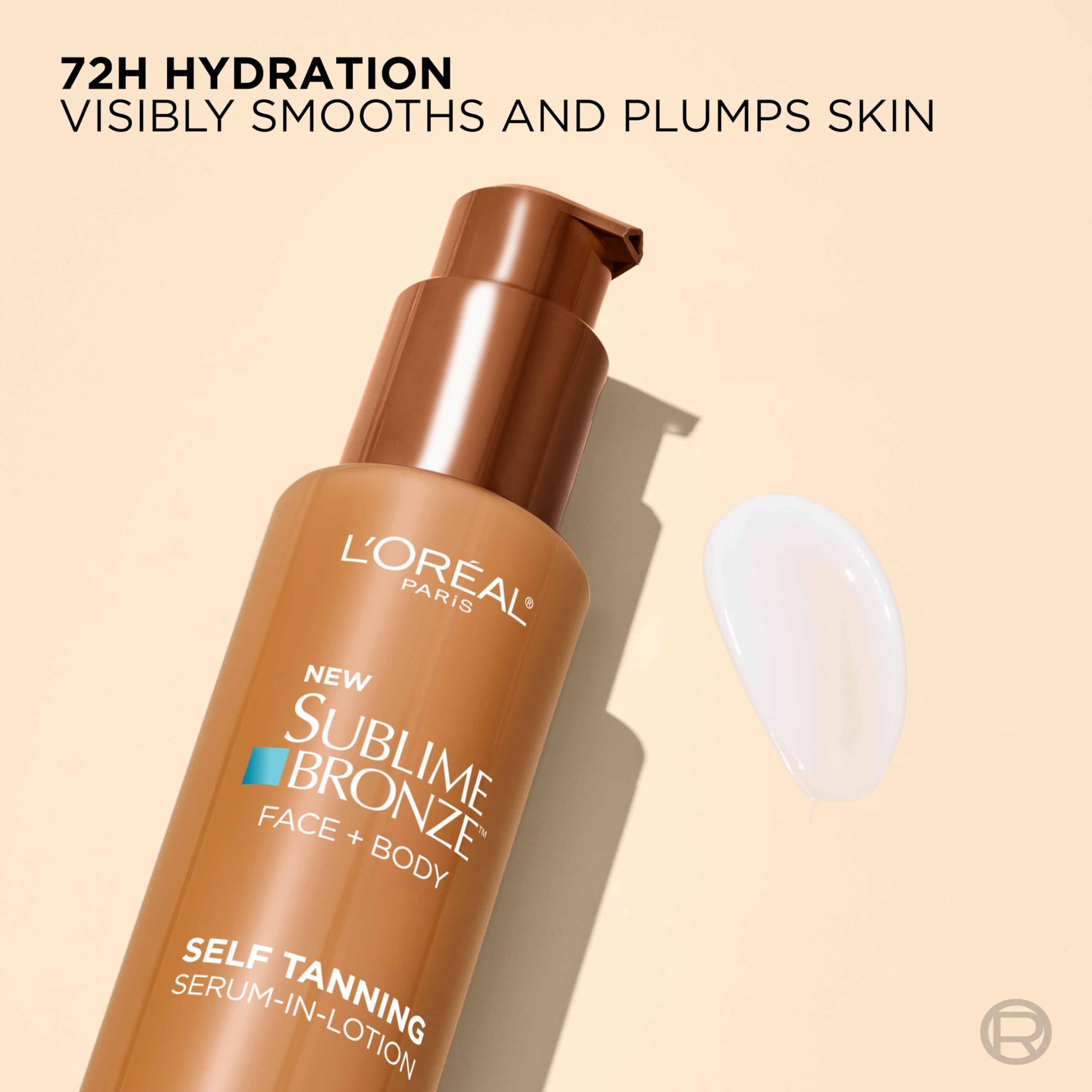 L'Oreal pump dispensing serum-in-lotion for controlled application