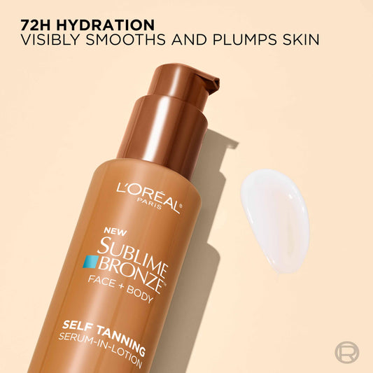 L'Oreal pump dispensing serum-in-lotion for controlled application