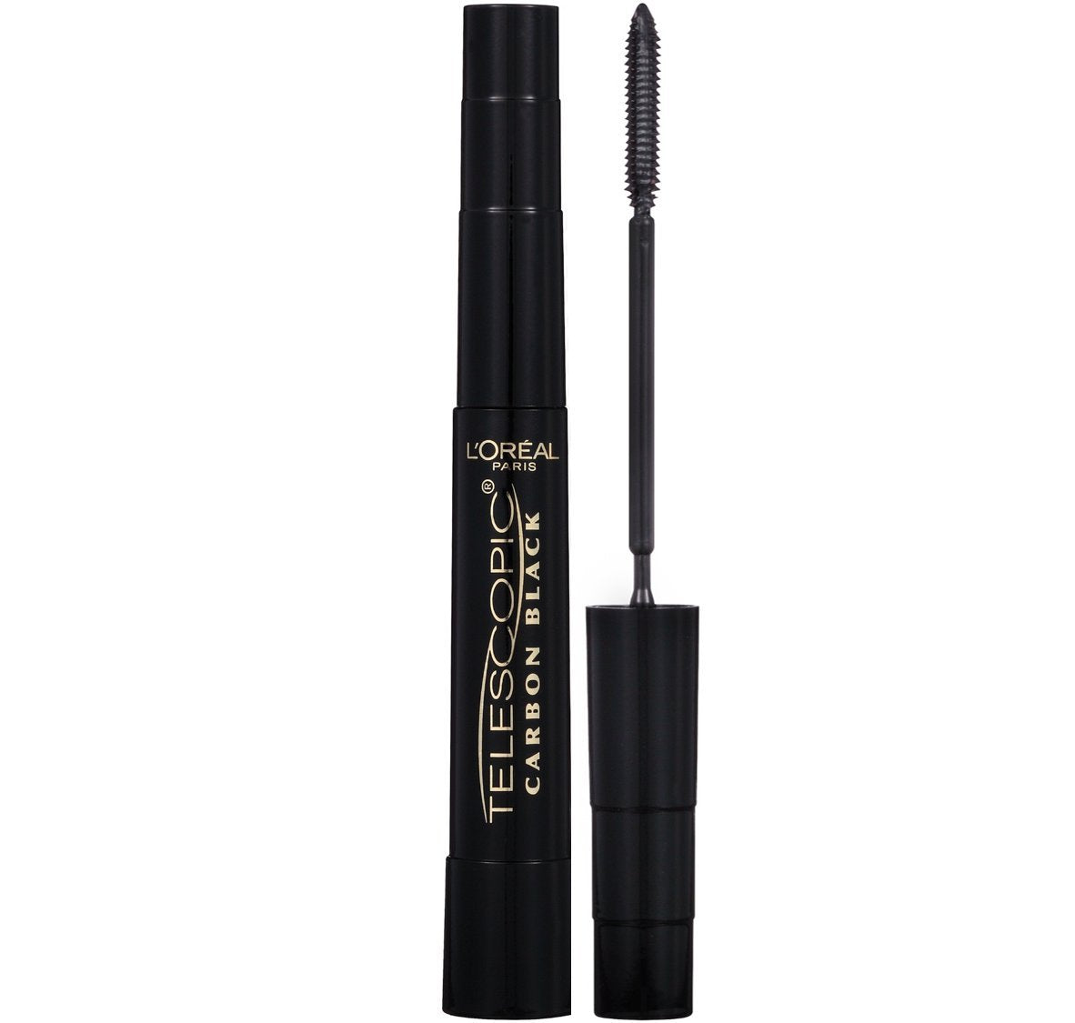 L'Oreal Paris Telescopic front packaging showing product and benefit of length