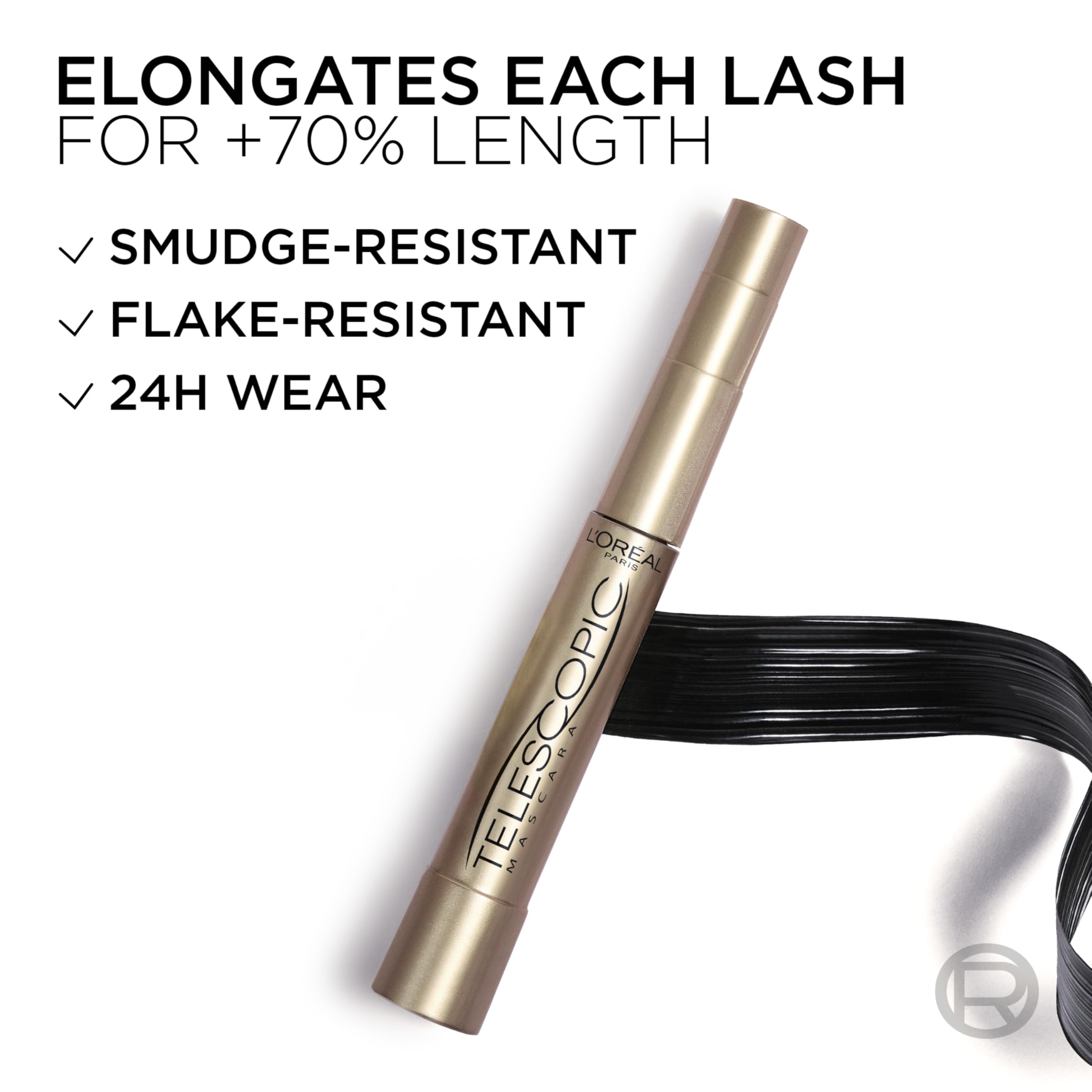 L'Oreal Paris Telescopic on vanity showing stylish use and everyday elegance