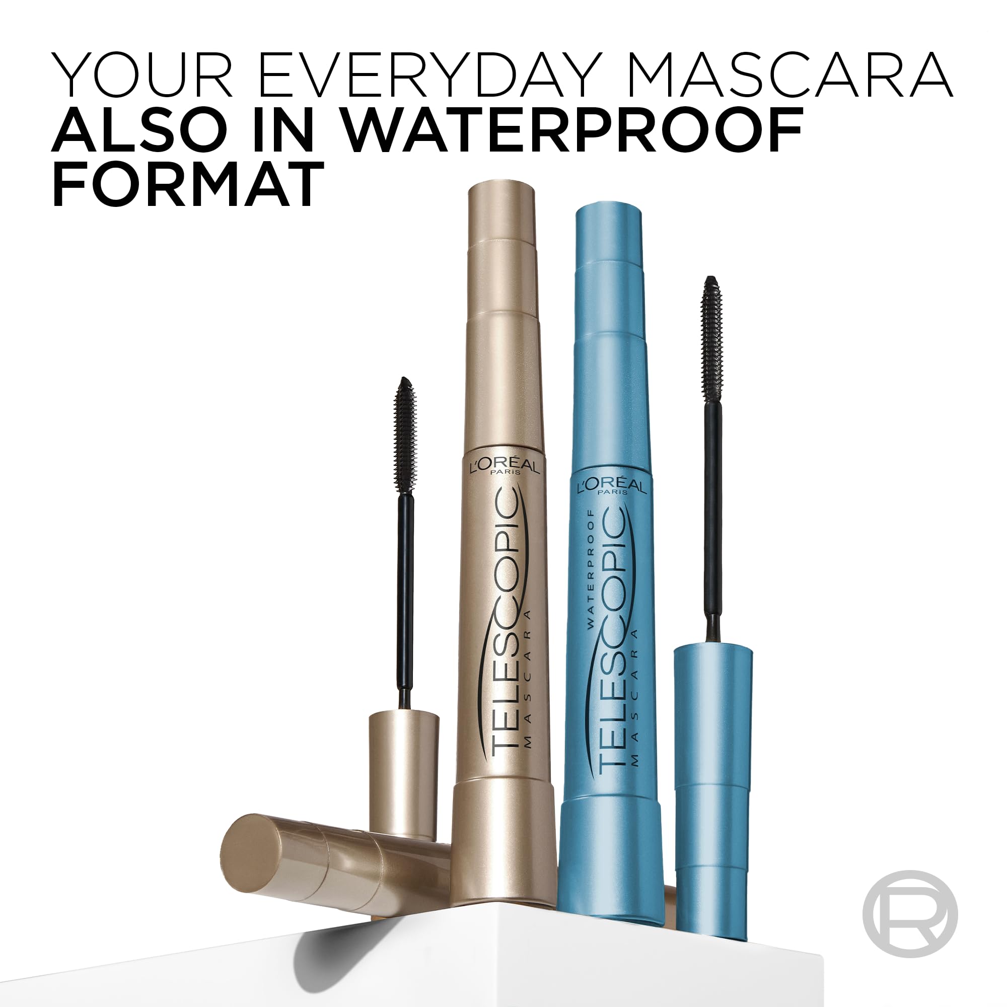 L'Oreal Paris open tube showing creamy texture ready for even application