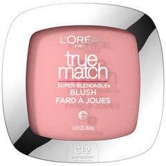 L'Oreal Paris front compact showing the blush shade and sleek packaging for everyday convenience