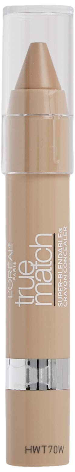 L'Oreal Paris crayon pointed tip close-up for precise spot coverage benefit