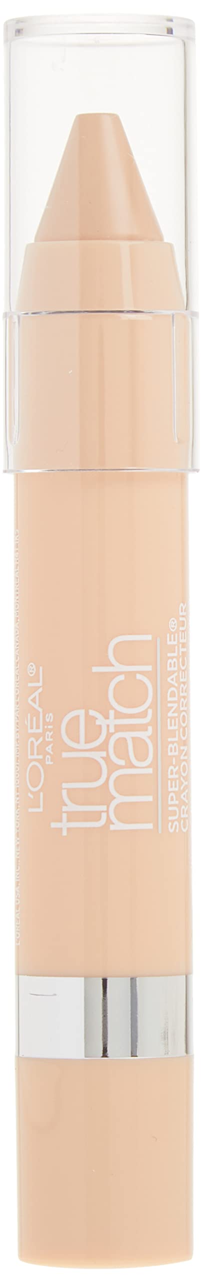 L'Oreal Paris crayon pointed tip close-up demonstrating precise application for blemish coverage