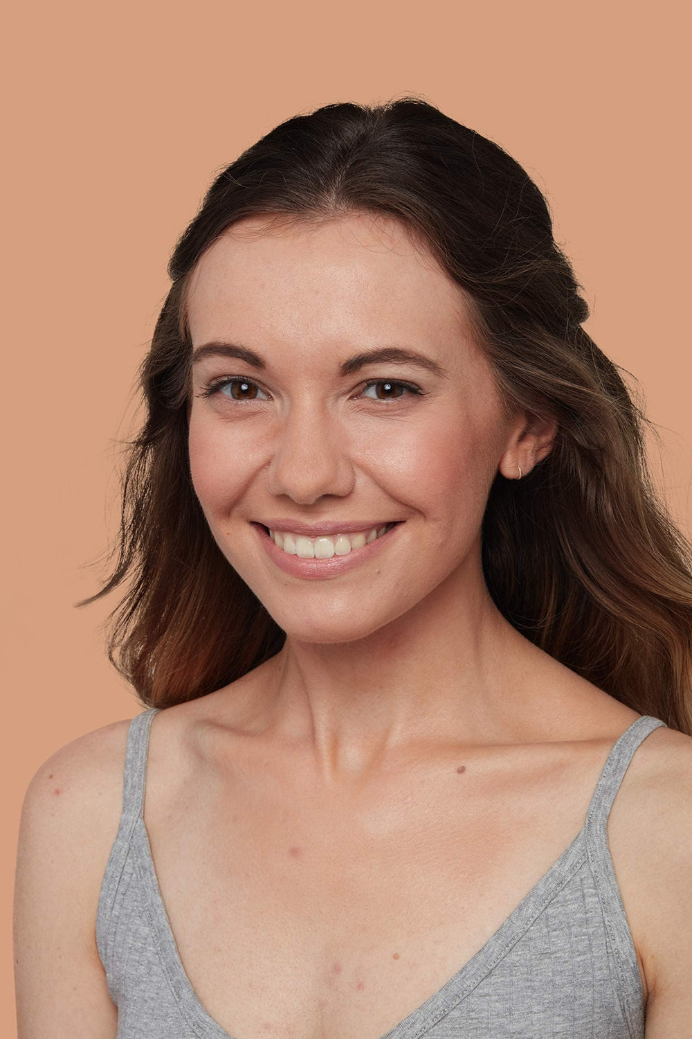 L'Oreal Paris close-up of foundation drop texture highlighting smooth blendability and lightweight feel