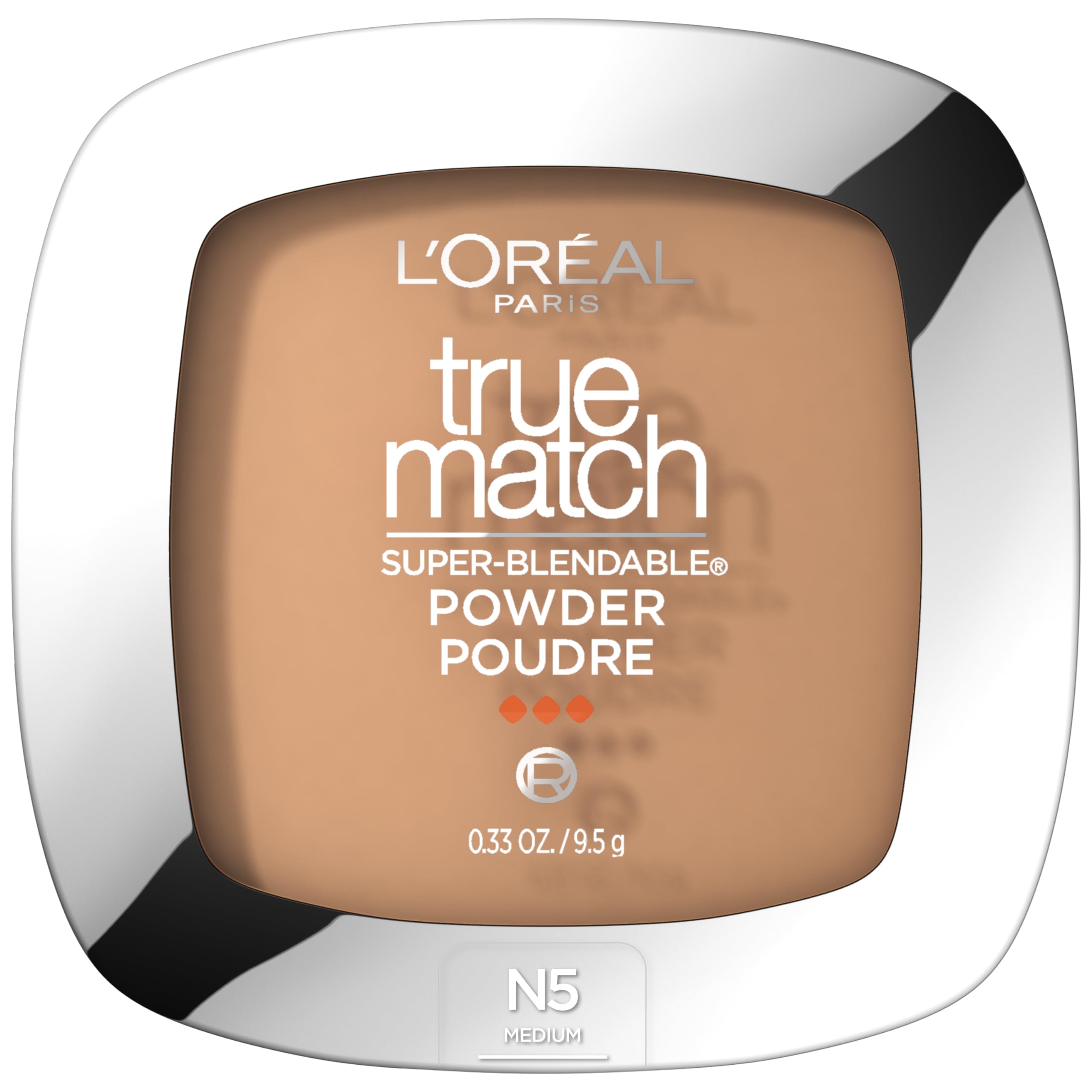 L'Oreal True Match front packaging shows shade N5 and compact details for easy selection