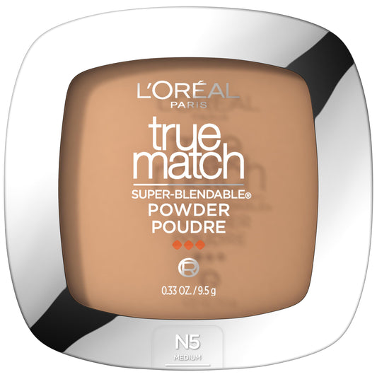 L'Oreal True Match front packaging shows shade N5 and compact details for easy selection