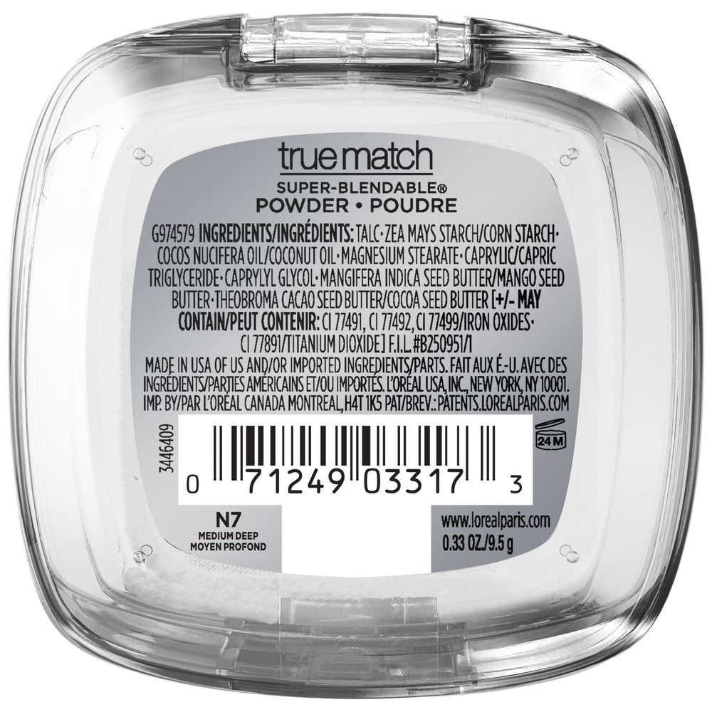 L'Oreal Paris compact inside a handbag illustrating easy on-the-go shine control