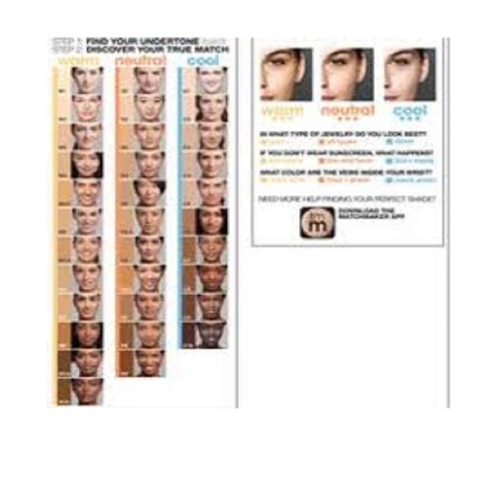 L'Oreal Paris foundation applied with sponge giving an even, natural-looking coverage benefit