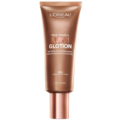 L'Oreal Paris bottle front view showing product and glow effect