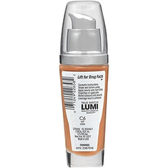 L'Oreal Paris texture swatches showing blendable luminous finish and hydrating formula