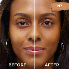 L'Oreal Paris open powder pan revealing micro-fine texture for smooth coverage