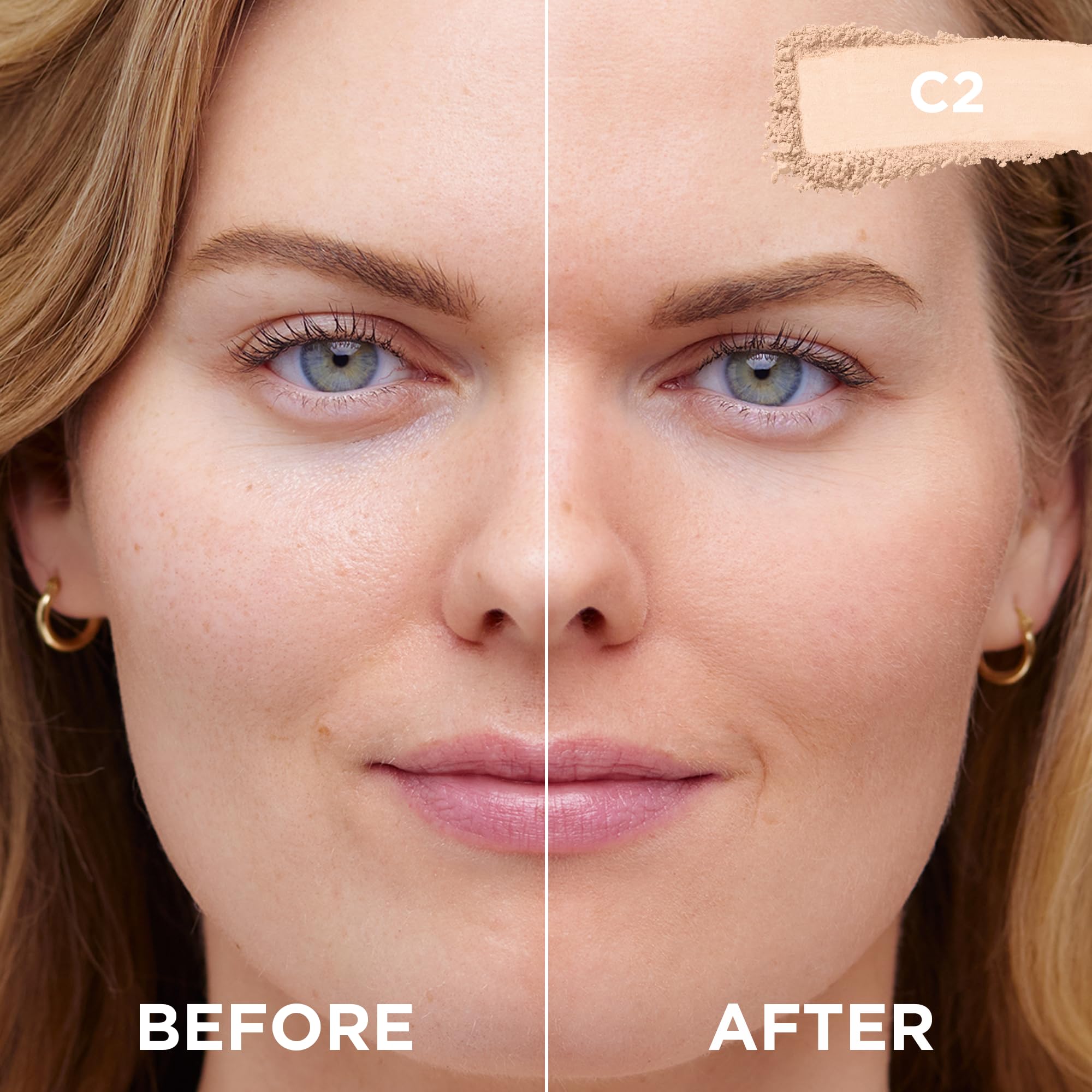 L'Oreal Paris True Match compact open with mirror for easy touch-up benefit