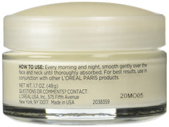 L'Oreal Paris cream texture close-up highlighting smooth non-greasy finish and hydration