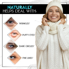 Lorelis Lab eye patches applied in morning routine for refreshed look