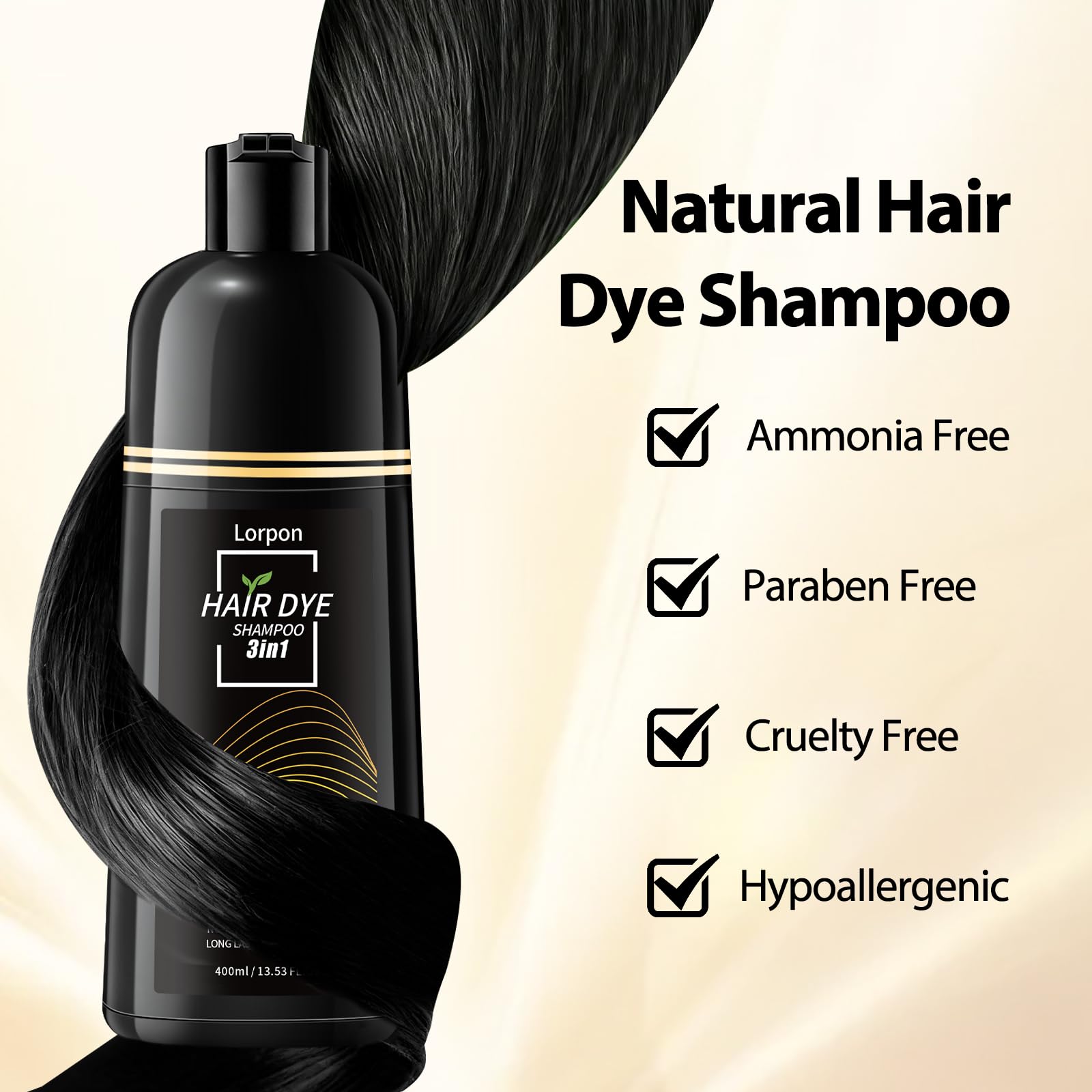 lorpon open cap and product consistency showing gentle formula