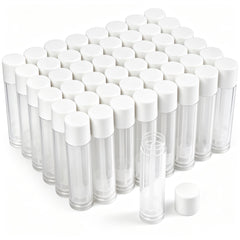 LotFancy clear lip balm tubes front pack shows neat professional packaging benefit