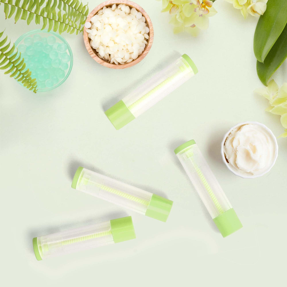 LotFancy transparent tube showing visible remaining product for inventory ease