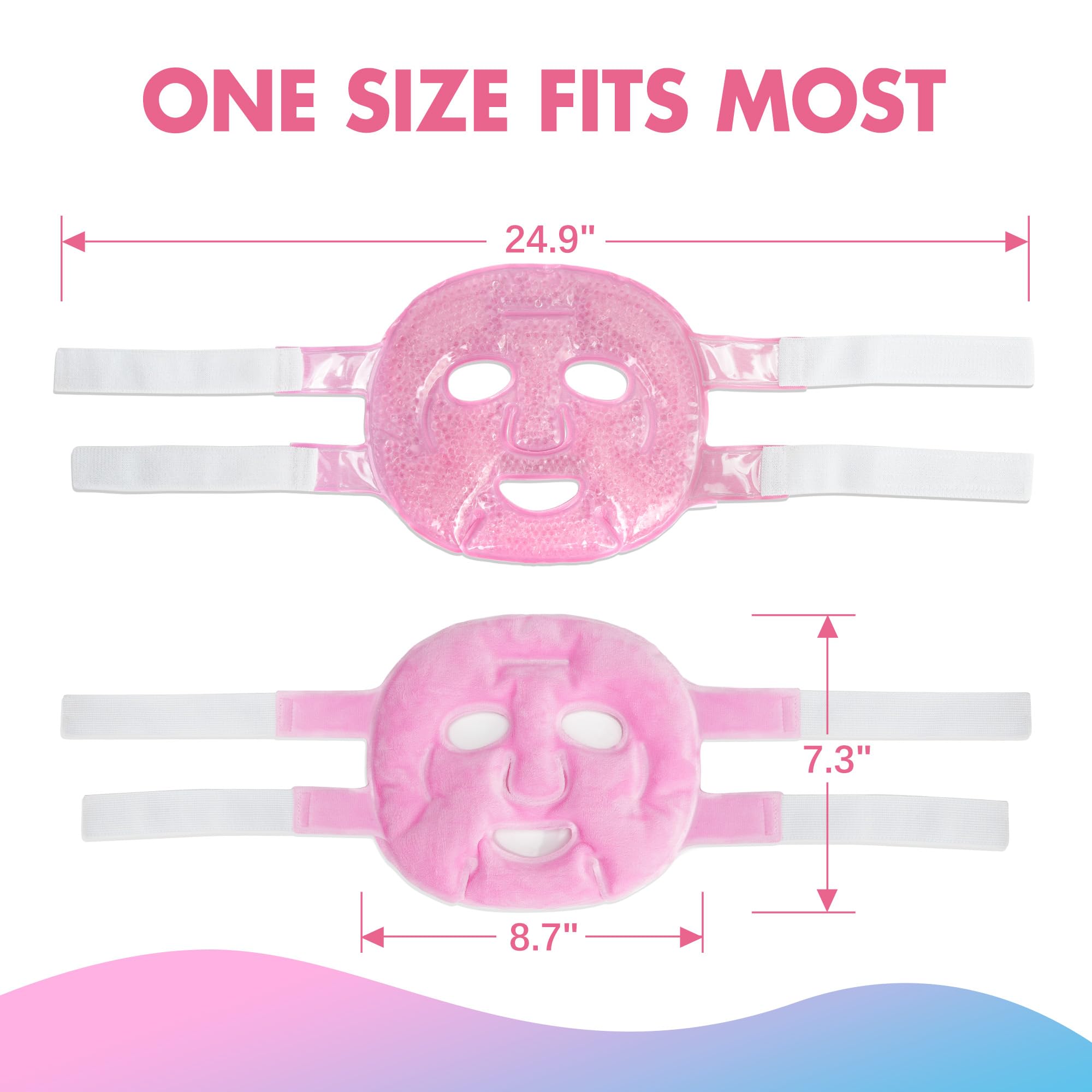 LotFancy mask staged in spa bathroom showing calming skincare use