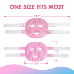 LotFancy mask staged in spa bathroom showing calming skincare use