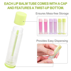 LotFancy tubes arranged as party favors, great for gifting and events