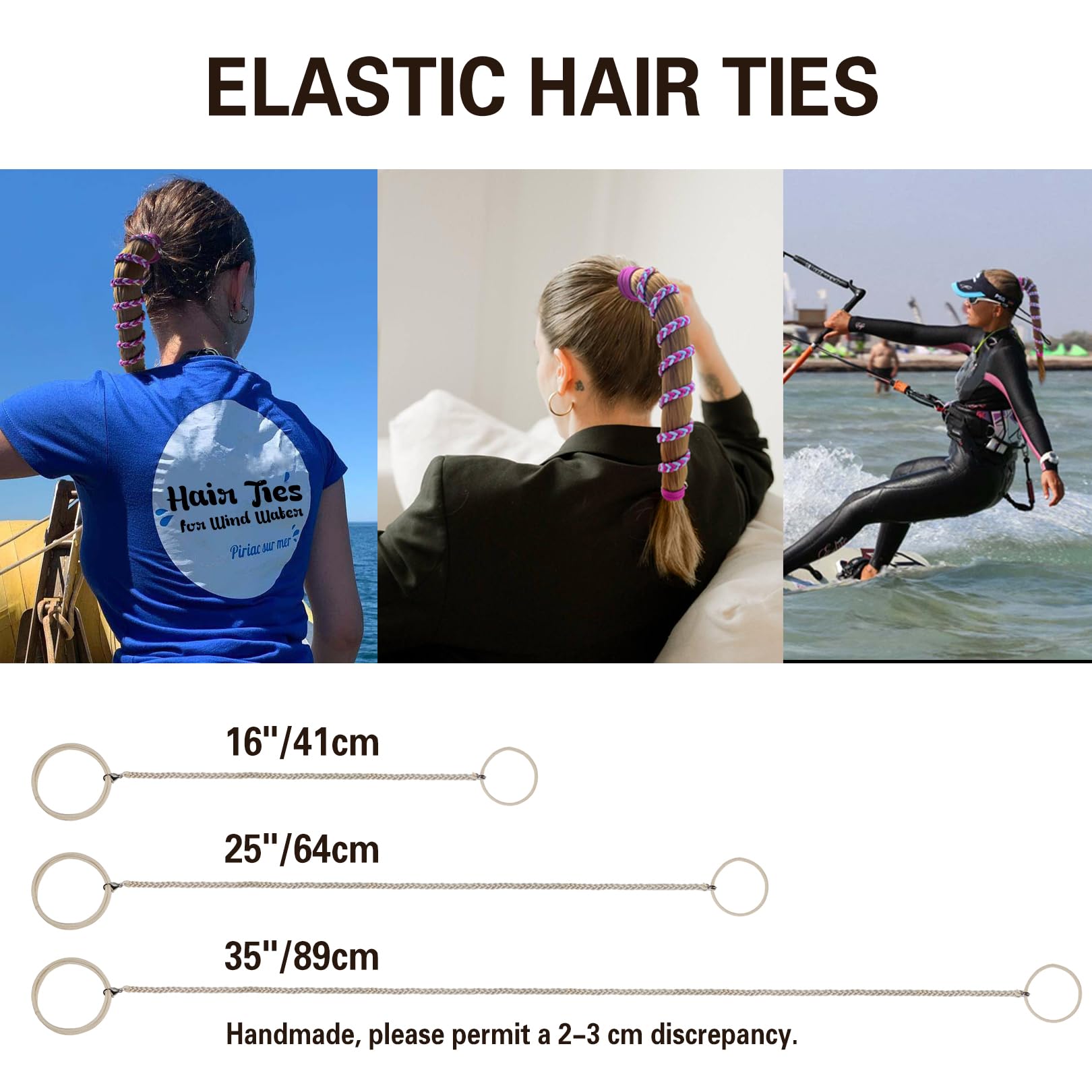 LOTMIAI next to ruler showing 25-inch length for mid-back and longer hair