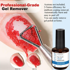 LOUINSTIC in-use application on a fingernail demonstrating quick 2–5 minute action