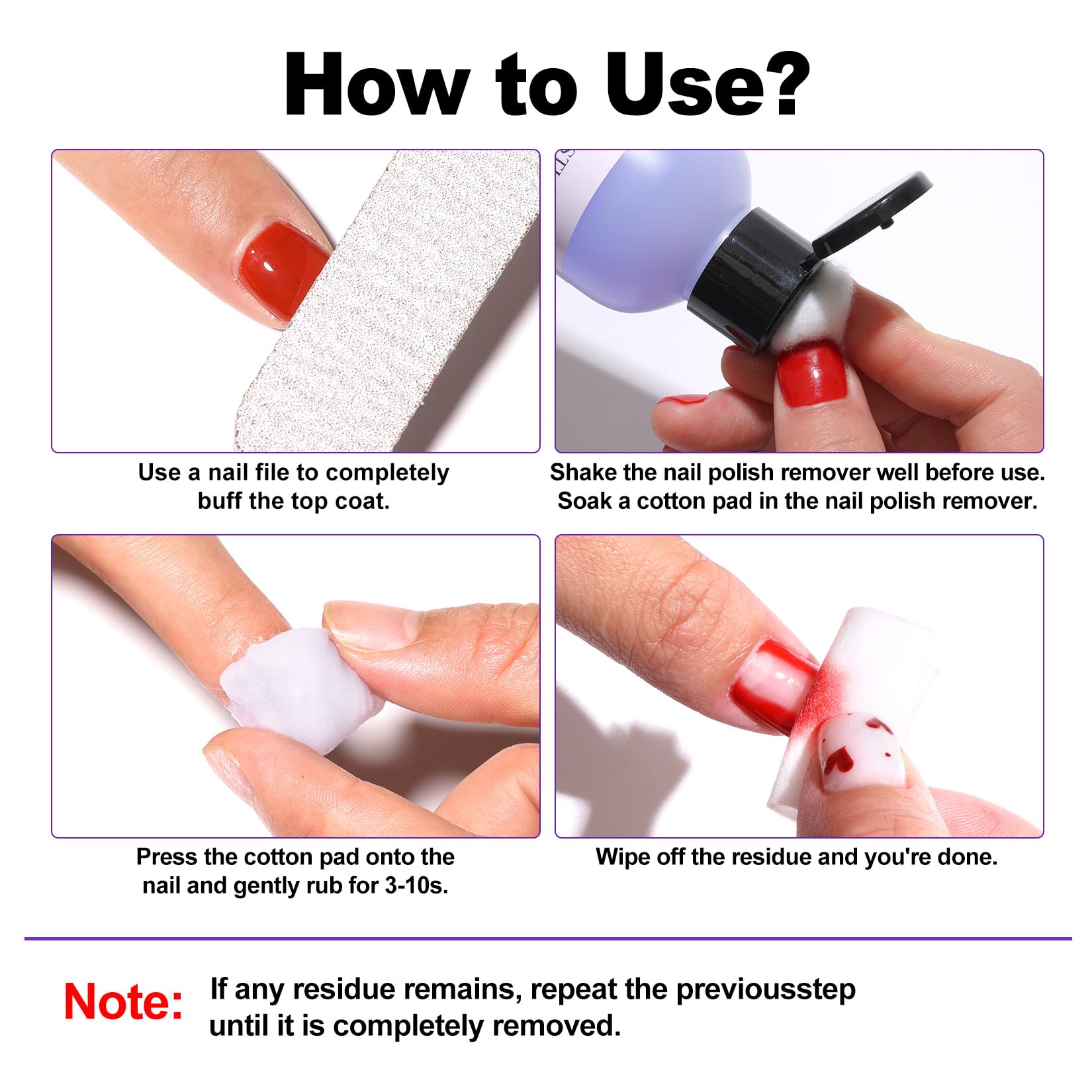 LOUINSTIC before and after nail demonstrating cleaner, healthier-looking nails
