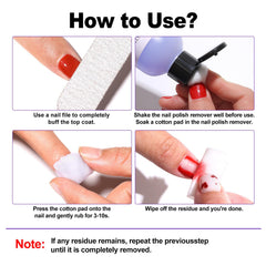 LOUINSTIC before and after nail demonstrating cleaner, healthier-looking nails