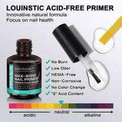 LOUINSTIC chrome powder and nail tool included for creative finishes