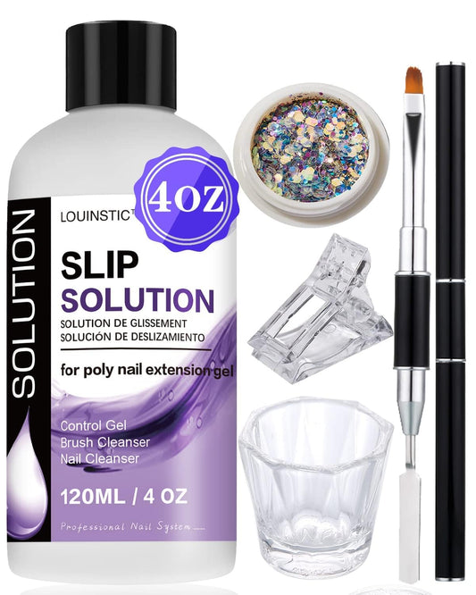 LOUINSTIC front packaging showing 120ml bottle and kit benefits