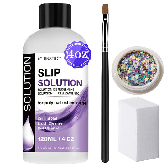 LOUINSTIC front packaging 4oz bottle showing kit components and professional finish