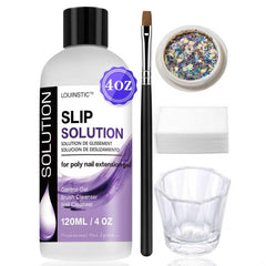 LOUINSTIC front packaging showing full 4oz slip solution kit and included tools