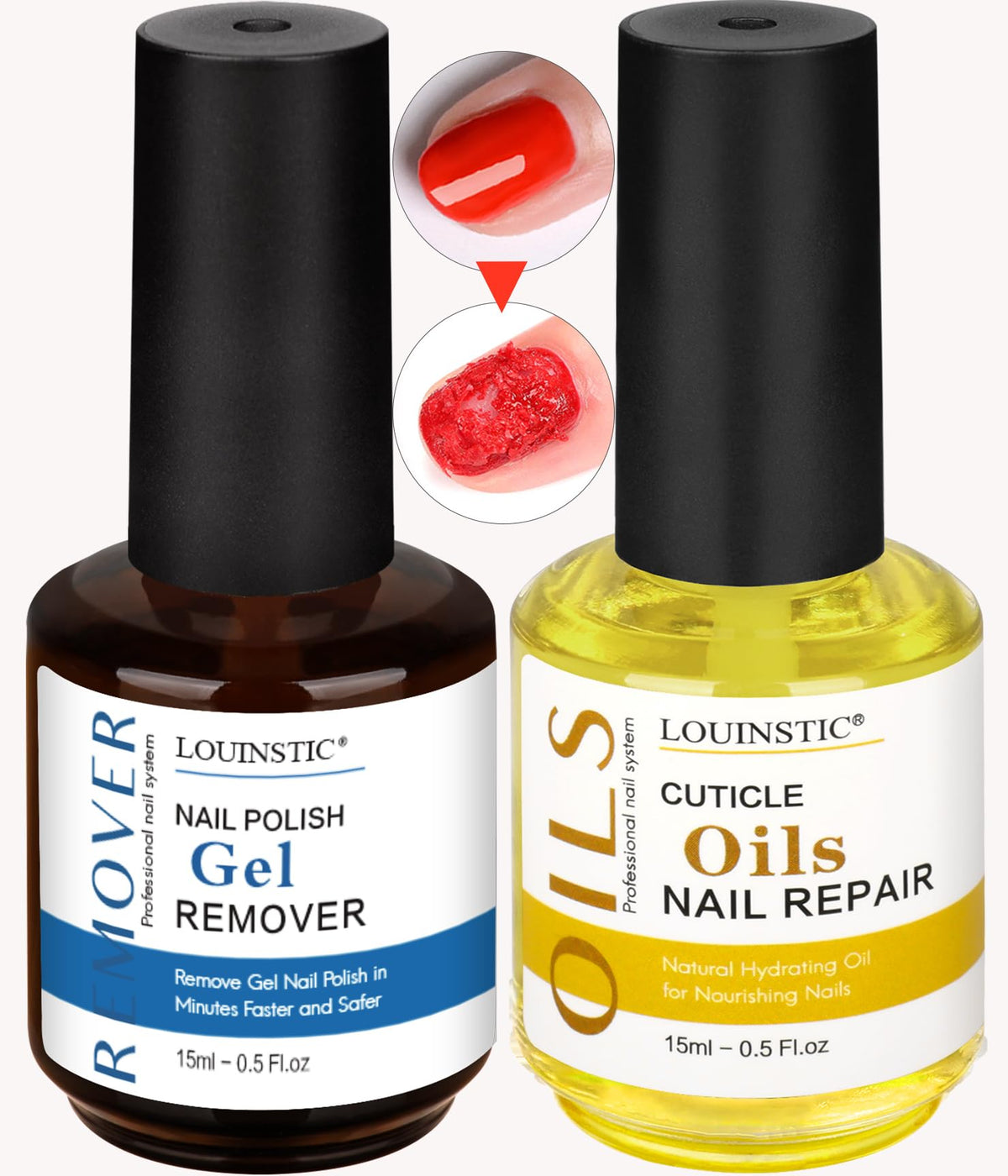 LOUINSTIC front packaging showing kit contents and quick-remove benefit