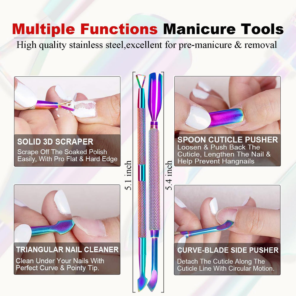 LOUINSTIC in-use removal showing lifted gel being scraped off safely