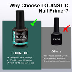 LOUINSTIC being applied in a salon demonstrating professional adhesion benefits