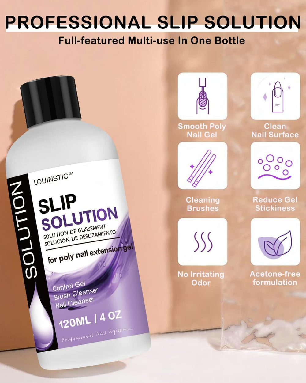 LOUINSTIC kit in a salon setting illustrating professional use and tidy workflow