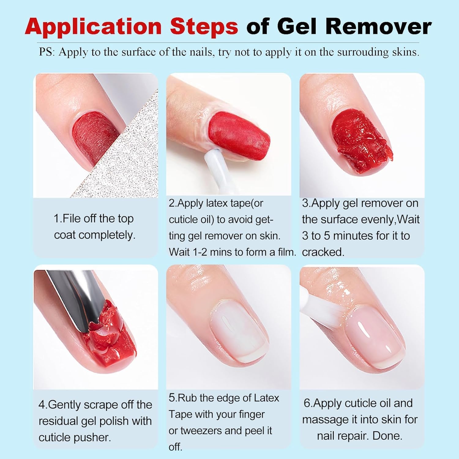 LOUINSTIC cuticle oil being massaged, depicts restored moisture and healthier cuticles