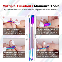 LOUINSTIC softened gel layer after application showing easy lift for painless removal