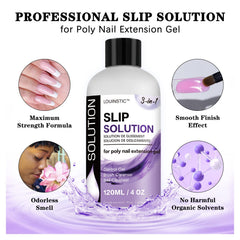 LOUINSTIC liquid texture close-up illustrating low-odor slip and smooth glide