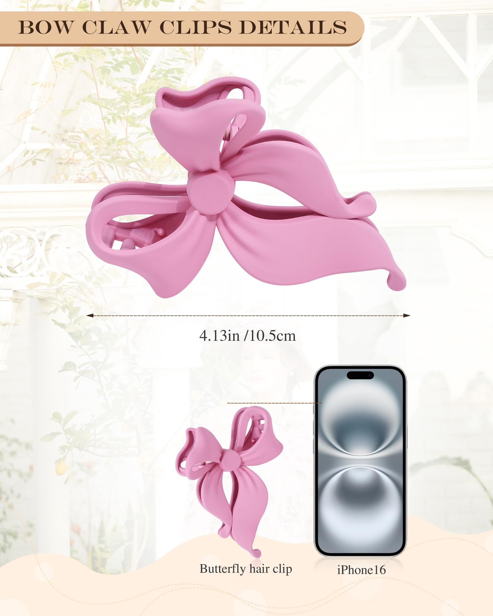 Lourny side profile of bow clip demonstrating jaw depth and grip strength