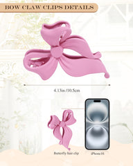 Lourny side profile of bow clip demonstrating jaw depth and grip strength